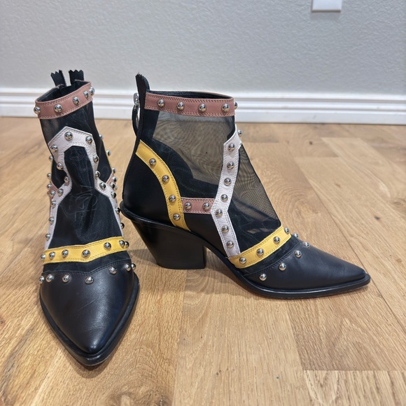 Agl Shoes - Black mesh booties by AGL